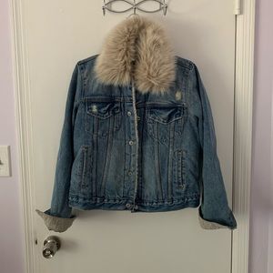 Abercrombie and Fitch lined Jean jacket